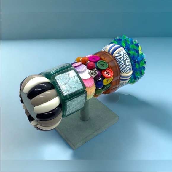 Retro Colourful Bracelets Lot - Picture 5 of 11